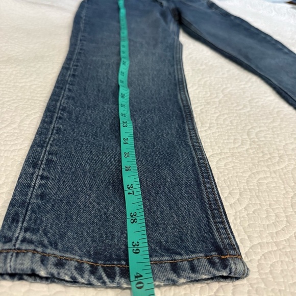 Anine Bing Blue Straight Leg Jeans size 27 - Picture 11 of 16